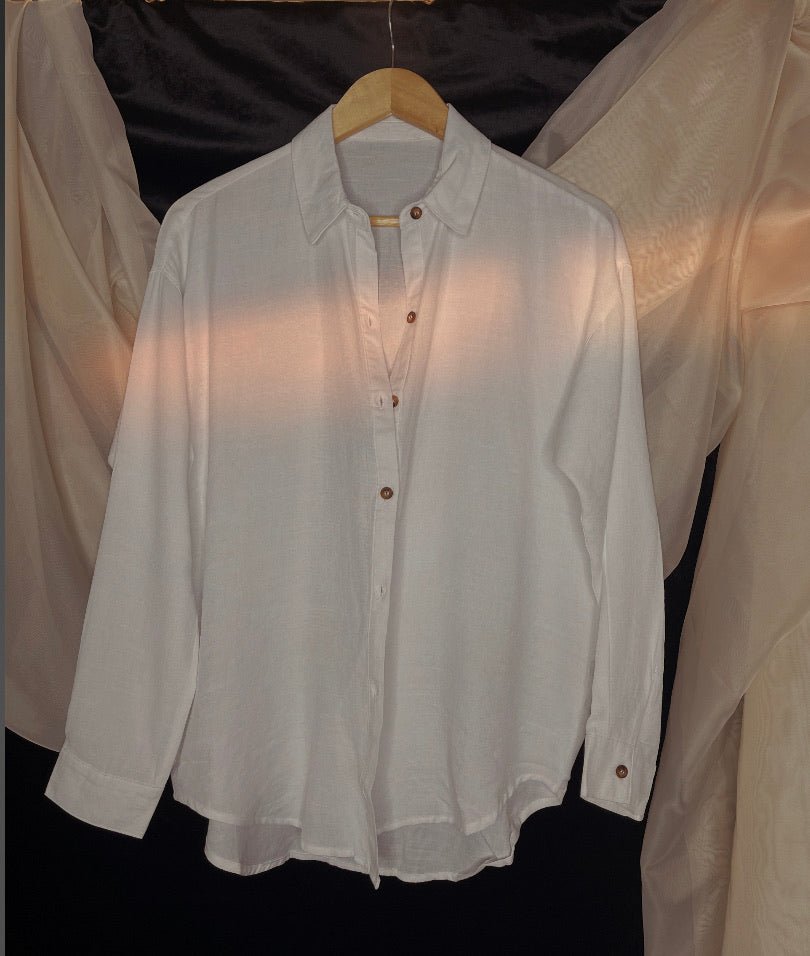 White long sleeve Button Down